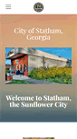 Mobile Screenshot of cityofstatham.com